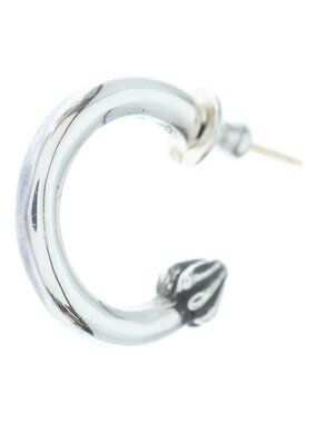 Chrome Hearts Hoop Plain Earrings Silver